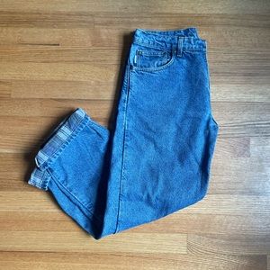Vintage Carhartt Blue Jeans 33x30 Plaid Inlay